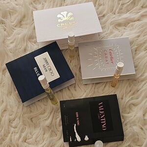 Creed, Jimmy Choo, Valentino, Cartier Carat Fragrance Samples